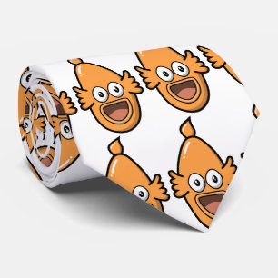 驚いた魚。 ネクタイ