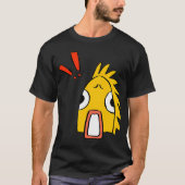 驚いた魚 Tシャツ (正面)