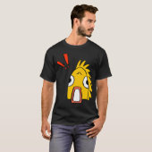 驚いた魚 Tシャツ (正面フル)