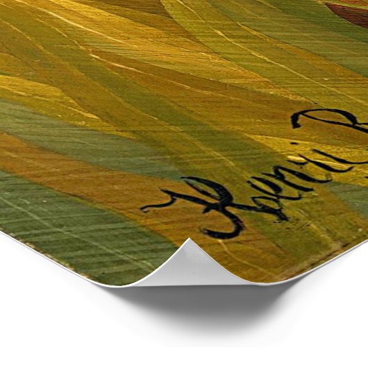 驚いた ポスター (角)