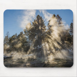 驚いた！- Crepuscular Rays – 日光 マウスパッド