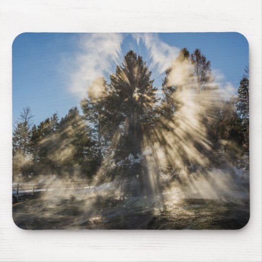 驚いた！- Crepuscular Rays – 日光 マウスパッド (正面)