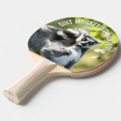 驚おもしろいいたマダガスカルのレムルス 卓球ラケット (正面アングル)