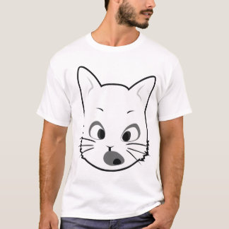 驚かされた子猫 Tシャツ