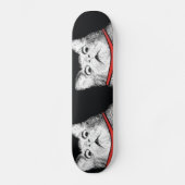 驚かされた猫のあえぎのミーム-スケートボード スケートボード (正面)