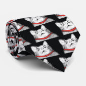 驚かされた猫のあえぎのミーム-タイ ネクタイ (ロール)