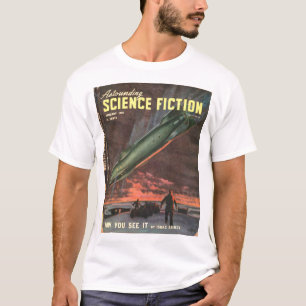 驚かすv040 n05 (1948-01.Street&Smith)の_Pulp Ar Tシャツ