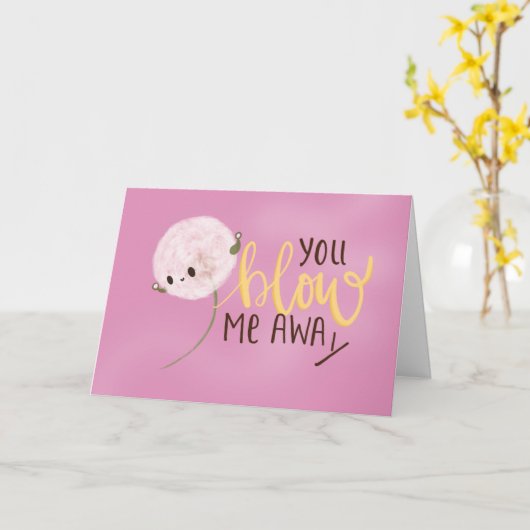 驚かせて カード (黄色い花)