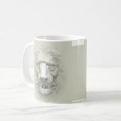 驚かせる3Dライオン コーヒーマグカップ (正面左)