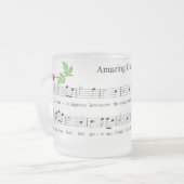 驚かせるGRACE-MUG フロストグラスマグカップ (正面左)