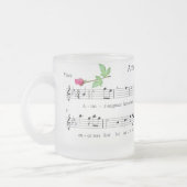 驚かせるGRACE-MUG フロストグラスマグカップ (左)