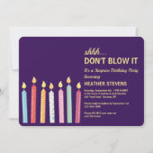 驚かな吹いパーティの招待状 招待状 (正面)