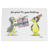 驚きそれはあなたの誕生日です ラージペーパーバッグ (正面)