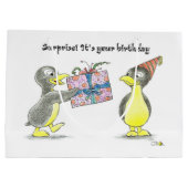 驚きそれはあなたの誕生日です ラージペーパーバッグ (裏面)