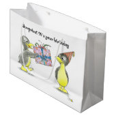 驚きそれはあなたの誕生日です ラージペーパーバッグ (正面アングル)