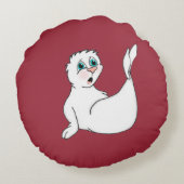 驚きのシールラウンド装飾用クッション ラウンドクッション (裏面)