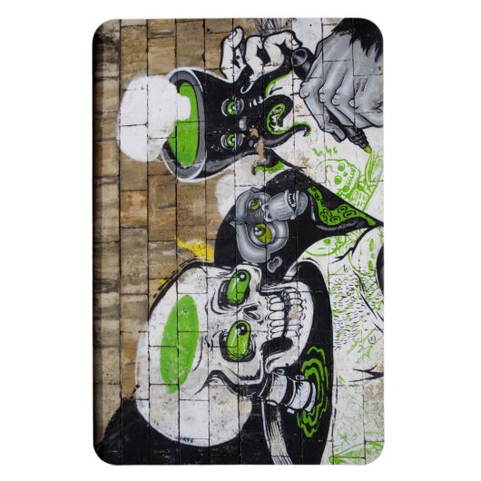 驚きのスカル マグネット (縦)