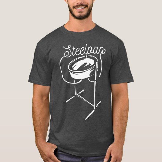驚きのスティールパン スティールパンドラムバンド パニストへのギフト Tシャツ (正面)