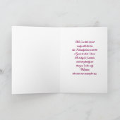 驚きのチェルブ ピンク ヴィンテージ バレンタインデー カード (内部)