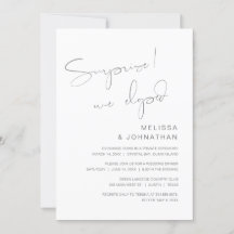 驚きのニュース！私たち、式は挙げずに結婚しました！　結婚式　秘密の結婚式　パーティー