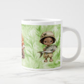 驚きのパンと魚のジャンボラテマグ ジャンボコーヒーマグカップ (右)