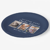 驚きのパーティー写真プレート ペーパープレート (アングル)