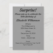 驚きのパーティー!エレガントアールデコパーティの招待状 招待状 (裏面)