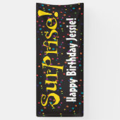 驚きのパーティー(紙吹雪) 横断幕 (縦)