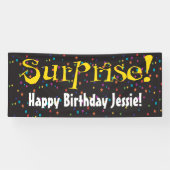 驚きのパーティー(紙吹雪) 横断幕 (横)