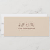 驚きのベビーシッター伝票テンプレート 招待状 (裏面)