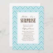 驚きのベビーシャワー招待状 招待状 (正面/裏面)