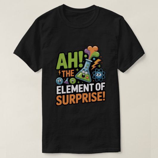 驚きの元素Tシャツ Tシャツ (デザイン正面)