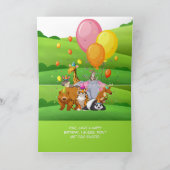 驚きの入った不動のバニーおもしろい カード (内部)