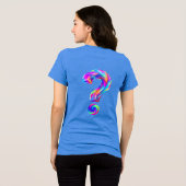 驚きの前面 謎の背面 グラフィックTシャツ トライブレンドTシャツ (裏面全面)