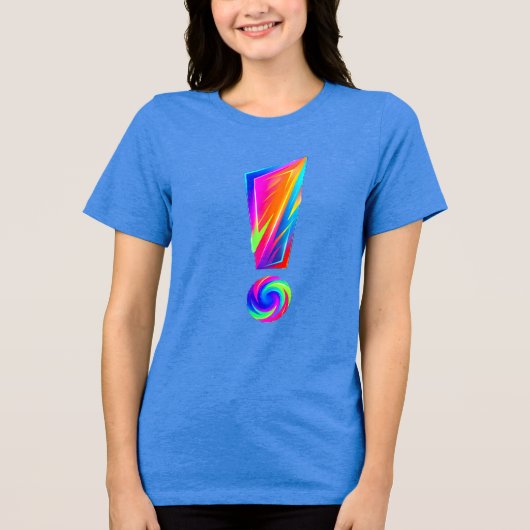 驚きの前面 謎の背面 グラフィックTシャツ トライブレンドTシャツ (正面)