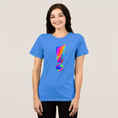 驚きの前面 謎の背面 グラフィックTシャツ トライブレンドTシャツ (正面全面)