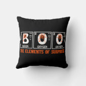 驚きの化学ジョークのBOO要素 クッション (裏面)
