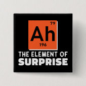 驚きの化学生のAh要おもしろい素 缶バッジ (正面)