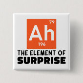 驚きの化学生のAh要おもしろい素 缶バッジ (正面)