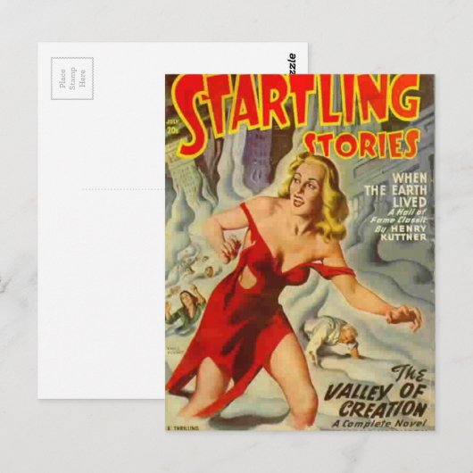 驚きの吹雪 ポストカード (正面/裏面)