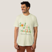 驚きの喜び ユニセックス グラフィックTシャツ Tシャツ (正面フル)