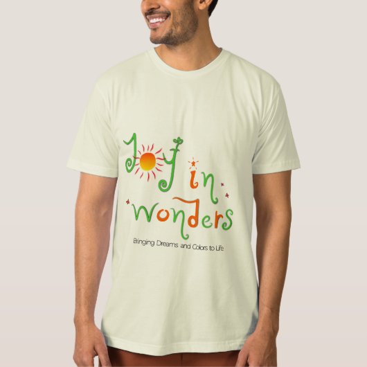 驚きの喜び ユニセックス グラフィックTシャツ Tシャツ (正面)