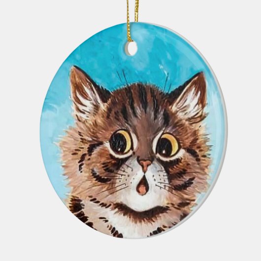 驚きの子猫・アートバイルイ・ワイン・オーナメント セラミックオーナメント (左)