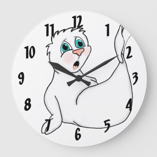 驚きの封印 ラージ壁時計 (正面)