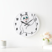 驚きの封印 ラージ壁時計 (ホーム)