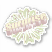 驚きの擬音語の爆発 シール (正面)