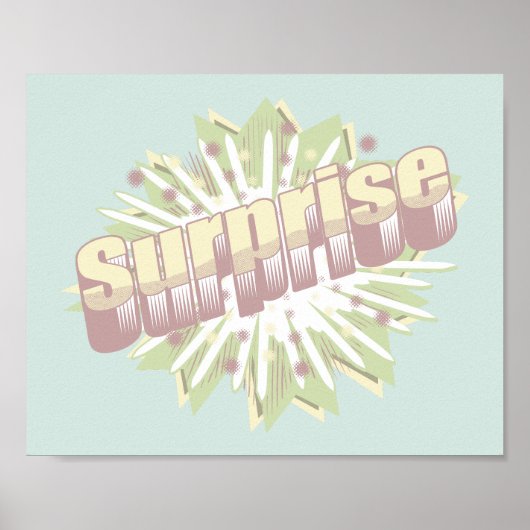 驚きの擬音語の爆発 ポスター (正面)