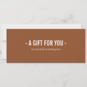 驚きの水彩陶芸クラス ギフト券 招待状 (裏面)