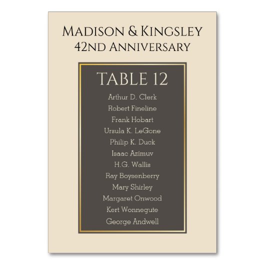 驚きの汎用イベント カラフル ファブ テーブル ナンバー テーブルナンバー (正面)