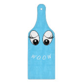 驚きの目の切断ボーおもしろいド – カスタム文字 カッティングボード (正面)